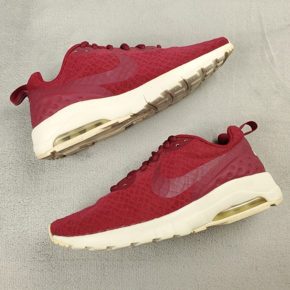 Nike Air Max Motion Womens 8 Gym Shoes Athletic Sneakers Burgundy Red 844895-660 - Picture 3 of 13